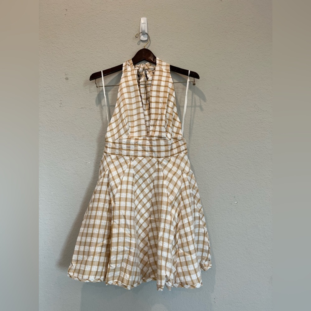 Free People Gingham Dress NWT Size 6
